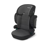 Foppapedretti Siège auto Open I-Size pour enfant de 100 à 150 cm de hauteur, 3-12 ans, conforme ECE R129, fixation Dualfix (Isofix et non), protection des chocs latéraux, déhoussable, noir