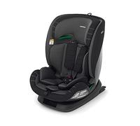 Foppapedretti Siège auto Pitstop I-Size pour enfant de 76 à 150 cm de hauteur, 15 mois à 12 ans, conforme ECE R129, fixation Dualfix (Isofix et non), Safe Body Protection, Comfort Kid Pad, Noir