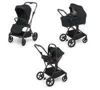 Foppapedretti Spritz I-Size, Système modulaire combiné pour enfants, nacelle poussette et siège auto I-Size, Licorice