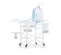 Foppapedretti Supergulliver Étendoir à linge, 174 x 122 x 189 cm Aluminium 189x122x174 cm Bianco