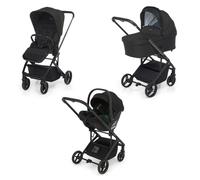 Foppapedretti TicToc Trio avec siège auto Rek i-Size - Ébène