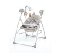 Foppapedretti Transat pour bébé, balançoire musicale avec différentes mélodies, pour bébés de la naissance à 9 kg, dispositif de mouvement de siège, télécommande d'activation à distance, chiot