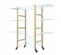 Foppapedretti Ursus Étendoir à linge, Misura aperto H164 P80 L176 cm, naturel