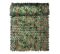 Foppla Filet de camouflage, couverture de chasse en polyester, filet de camouflage ignifuge, filet d'ombrage pour jeux militaires en plein air, camping, cachette, tir