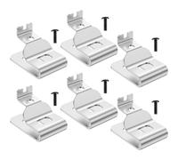Foppla Lot de 6 clips de ceinture compatibles avec outils 20 V Max en acier inoxydable 304 avec vis antirouille pour perceuse électrique DCD980 DCD985