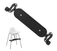 Foppla Repose-pieds de chaise haute universel réglable pour bébé, installation facile, repose-pieds pour chaise haute pour bébés et tout-petits (noir)