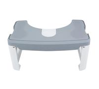 Foppla Repose-pieds de toilette avec double design antidérapant - Tabouret de toilette pliable - Tabouret de toilette portable - Rehausseur de jambes en plastique - Marchepied de toilette sain pour