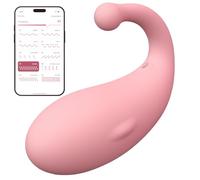 Fops Bullet Vibrateur pour femme 10 modes de vibration 7,5 cm ø3,2 cm contrôlé par application Mini œuf vibrant en silicone silencieux Rose stimulation clitoridienne Future of your pleasure M99