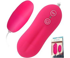 FOPS Mini vibromasseur Bullet FOPS Oeuf vibrant pour femmes, 10 modes, vibration forte et discrète, stimulateur clitoridien rose, 6 cm M14