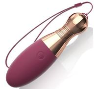 Fops Œuf Vibrant 11,8cm Ø3,5cm - Mini Vibro-Œuf pour Femme 10 Modes Étanche Silencieux Bullet Vibrateur Petit et Portable Accessoire de Massage Corporel - Future of your pleasure M94