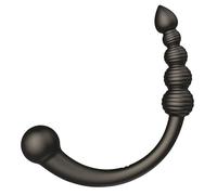 Fops Vibrateur Double Strap-on - Dildo Double 35cm 10 Modes Perles & Grosse Boule (Ø 4cm) Plaisir Extrême pour Couples & Lesbiennes Silicone Premium Rechargeable USB A145