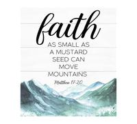 FOPURE Artwork Poster - Inspirational Home Decor for Bedroom & Office, Modern Religious Wall Print, Meaningful Gift for Believers, Her, Him(Unframed,08x12inch(20x30cm))