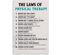 FOPURE Guide to Physical Principles Motivational Poster Wall-Art for Office Gym Decor(Unframed,12x18inch(30x45cm))