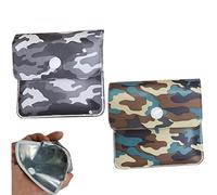 Fopytu 2 pièces Petite Poche cendrier Pochette cendriers Sac de Rangement extérieur Fumer Cigarette Cigare Plateau Voyage Fumer Accessoire