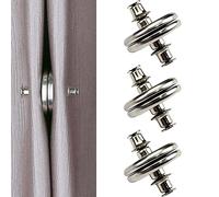 Fopytu 4 Paires Magnit-Rideau De Rideau De Rideau De Rideau Aimants Rideaux Magnétiques Boucles en Métal Rideaux De Boucle Décoration De Rideau