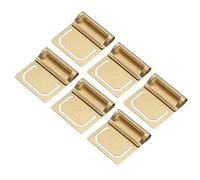 Fopytu 6 Pcs Retro Brass Bookmark Clip pour Les Voyageurs Accessionnants Planificales Accessoires