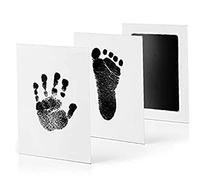 Fopytu Baby Inkless Footprint Handprint Kit Pet Paw Print Kit Ink Pads No Touch Skin Newborn Pet Dog Paw Prints Souvenir