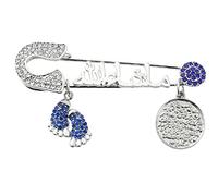 Fopytu Bébé Broche Broche Musulman Islam écharpe Broche Mashallah en Arabe Turc Broche Arabe Turc Islam coran Bijoux Religieux