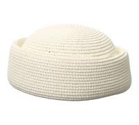 Fopytu Chapeau Bibi en Paille, Chapeau D'été, Chapeau De, Fedora Rétro pour Mariage, Béret Tendance, Fascinateur en Paille, Chapeau De Peintre De Créateur