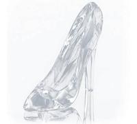 Fopytu Décoration De Chaussures en Cendrillon, Acrylique Crystal High Heels Chaussures Ornements Décoration pour Le Mariage Birthday Halloween Christmas Party