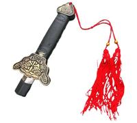 Fopytu Épée Rétractable Chinoise Tai, Classique À Pampilles, Fausse Épée d'art Martial pour Cosplay, Accessoires De Spectacle De Magie