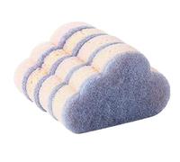 Fopytu Éponges De Nettoyage À Plat 4 Pcs, Éponge De Cuisine en Forme De Nuage Mignonne, Outil De Lavage De Cuisine Éponge De Décontamination Multifonctionnelle.