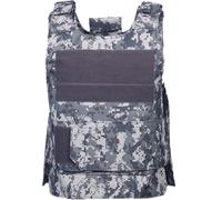 Fopytu Gilet Tactique Molle Respirant pour L'entraînement Au Combat, Chasse en Extérieur L'airsoft. Gilet Lesté avec Bretelles.