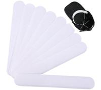Fopytu Hat Sweat Liner 100 pièces Chapeau Invisible absorbeur de Sueur Doublure tampons Anti-Sale Bandeau Anti-Transpiration Chapeau Taille réducteur Bande Autocollants pour Chapeau