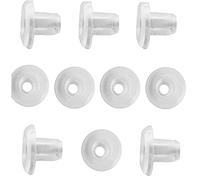 Fopytu Lot de 10 Stores horizontaux pour Rail inférieur et Cordon d'échelle pour Stores en Bois et Bois et Mini Stores de 2,5 cm avec Un Trou de 5/16"