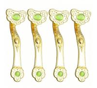 Fopytu Retro Chinese Ruyi Ornement Metal Fortune Ornement Créatif Modern Home Decor Ornements Feng Shui Décoration