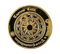 Fopytu Sun Moon Divination Coin Lucky Series Art Cadeaux Décoratifs