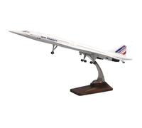for 1/125 50 Cm avec Roues Et Lumières British Air France Supersonic Concorde Modèle d'avion Simulation Modèle d'avion Collection Ornements Exquise