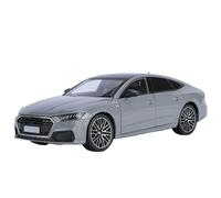 for 1:24 A7 Street Car Edition Modèle de Voiture en métal moulé sous Pression Véhicule sonore et Lumineux Jouet Adulte Cadeau d'anniversaire de Collection(Gray)