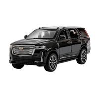 for 1:32 Cadillac Escalade SUV Zinc Alloy Car Model with Sound, Light, and Rebound Functions - Die-cast Model Car(Black)