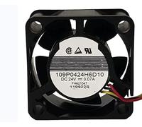 For 109P0424H6D10 24V 0.07A 4020 Fan - Compact 40x40x20mm High Efficiency for Electronics and Projects