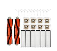 For 1S B101CN B116 X10 + accessoires L10s Ultra / S10 Pro, brosse latérale principale, filtre Hepa, pièces de sac à poussière Durapur (Color : 26PCS-01)