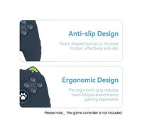 For 2 Pro Cat Ear Game Controller Silicone Skin Set Anti-Slip Sweat-Proof Tight Fit Comfortable Game