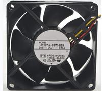 For 3110KL-05W-B59 24V 0.15A 80mm 3-Wire Cooling Fan - 3250RPM, 38.8CFM, High Performance for Electronics and HVAC Systems