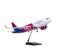for 47cm1/80 Aircraft Model A320NEO Alloy Metal Airplane Model Toy with Lights and Rolling Landing Gear Resin Plastic Model Avion moulé sous Pression(Nolight)