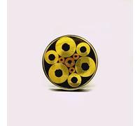 For 6mm Mosaic Pin Rivets for Knife Handle Decoration - 90mm Length, 21 Styles, Steel & Bronze Material(Style 14)