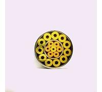 For 6mm Mosaic Pin Rivets for Knife Handle Decoration - 90mm Length, 21 Styles, Steel & Bronze Material(Style 17)