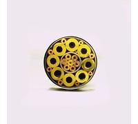 For 6mm Mosaic Pin Rivets for Knife Handle Decoration - 90mm Length, 21 Styles, Steel & Bronze Material(Style 10)