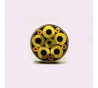 For 6mm Mosaic Pin Rivets for Knife Handle Decoration - 90mm Length, 21 Styles, Steel & Bronze Material(Style 15)