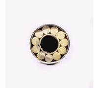 For 6mm Mosaic Pin Rivets for Knife Handle Decoration - 90mm Length, 21 Styles, Steel & Bronze Material(Style 1)