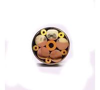 For 6mm Mosaic Pin Rivets for Knife Handle Decoration - 90mm Length, 21 Styles, Steel & Bronze Material(Style 8)