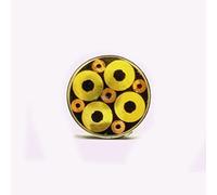 For 6mm Mosaic Pin Rivets for Knife Handle Decoration - 90mm Length, 21 Styles, Steel & Bronze Material(Style 19)