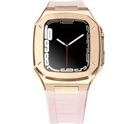 For 8 7 6 5 4 SE 41/44/45mm Stainless Steel Watch Case Band Modification Kit,Light Duty Rugged Watchband ProtectiveKit Accessories