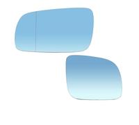 For 96-04 For VW For Golf For Bora For Jetta MK4 For Passat B5 Pair Wing Mirror Glass Heated 1J1857521C Convex Blue Verre Rétroviseur Remplacement