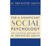 For A Significant Social Psychology