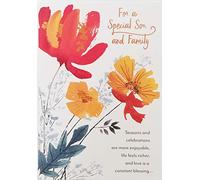 For A Special Son and Family - God Has Given So Much Through The Gift of Each of You - Religious Christian Happy Thanksgiving Greeting Card